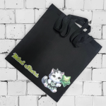 EINZELSTÜCK Einkaufsbeutel Design Katze Mini Stars